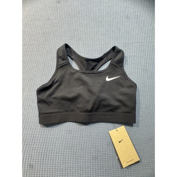 Nike Accessories - Nike DRI-FIT Swoosh Sport Bra Women Sz M Black Brand‎ New